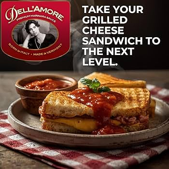 Dell'Amore Premium Marinara Sauce, Homemade Low Sodium, Tomato Basil Pasta Sauce - No Added Sugar - Pack of 6