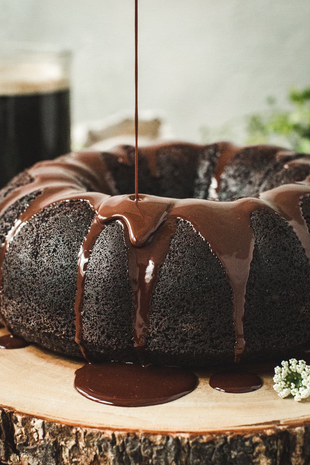 Guinness Irish Chocolate Stout Cake with Chocolate Icing