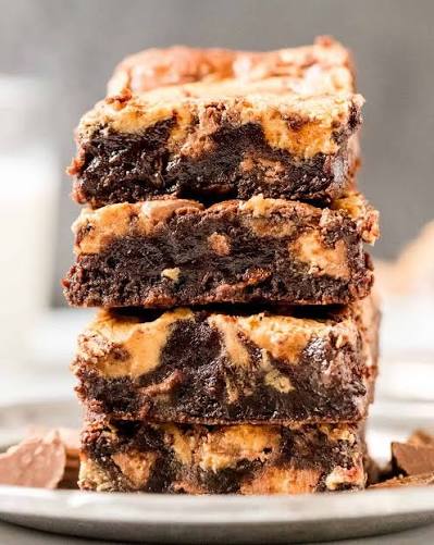 Peanut Butter Irish Stout Brownies - includes 9