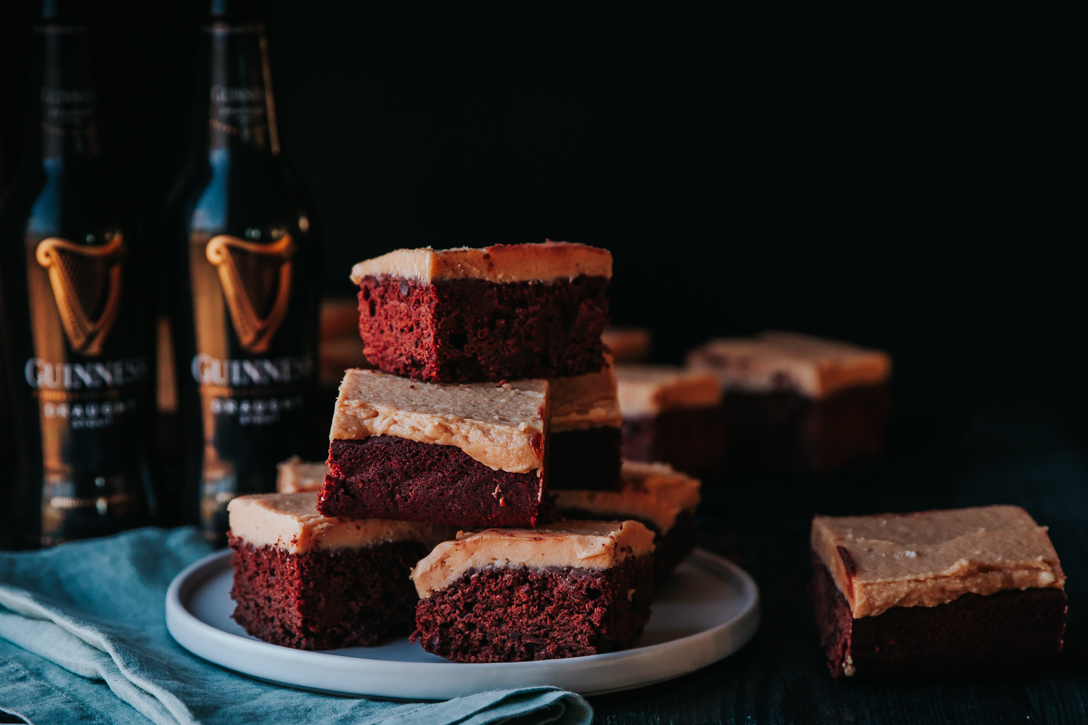 Peanut Butter Irish Stout Brownies - includes 9