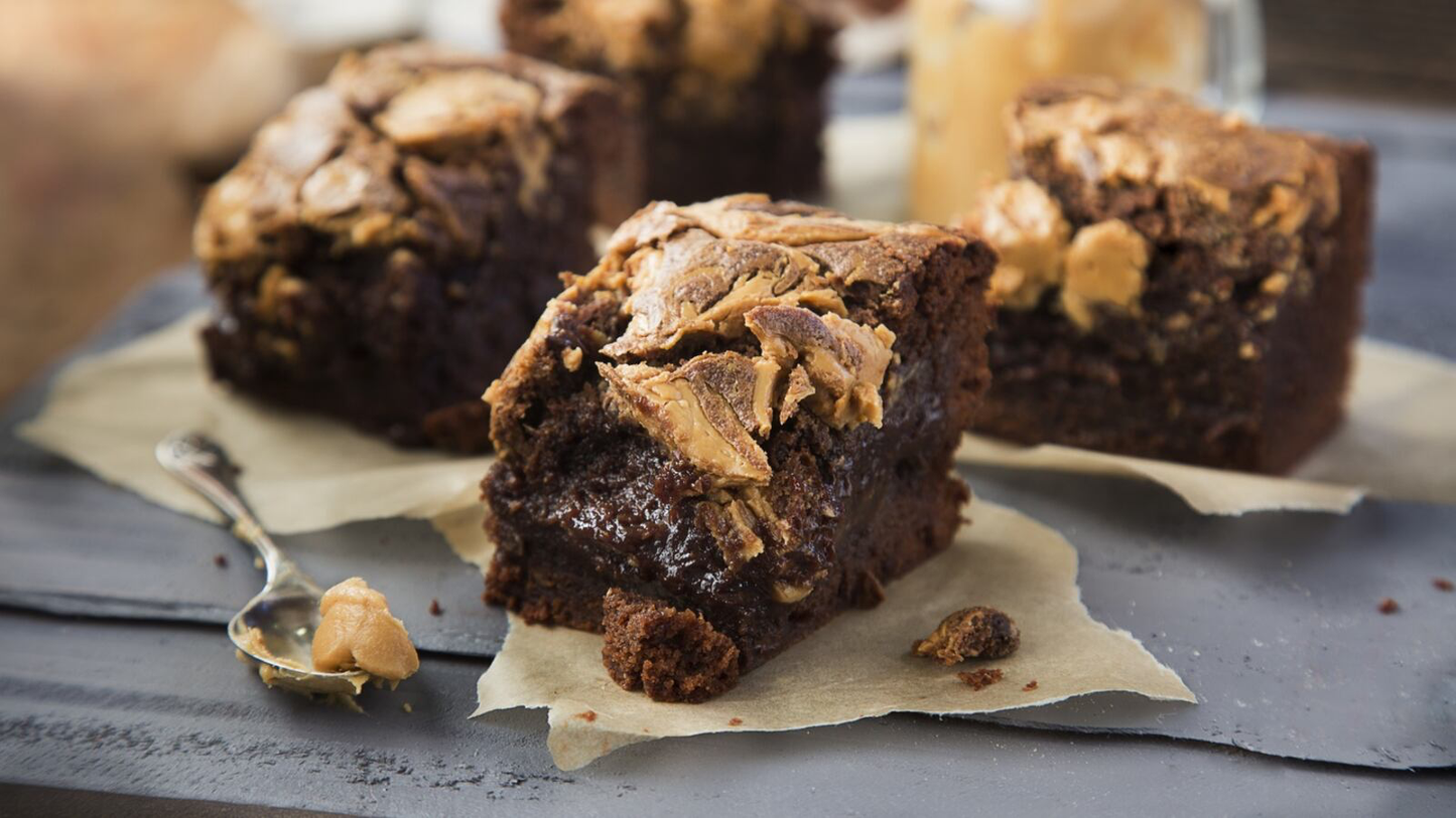 Peanut Butter Irish Stout Brownies - includes 9