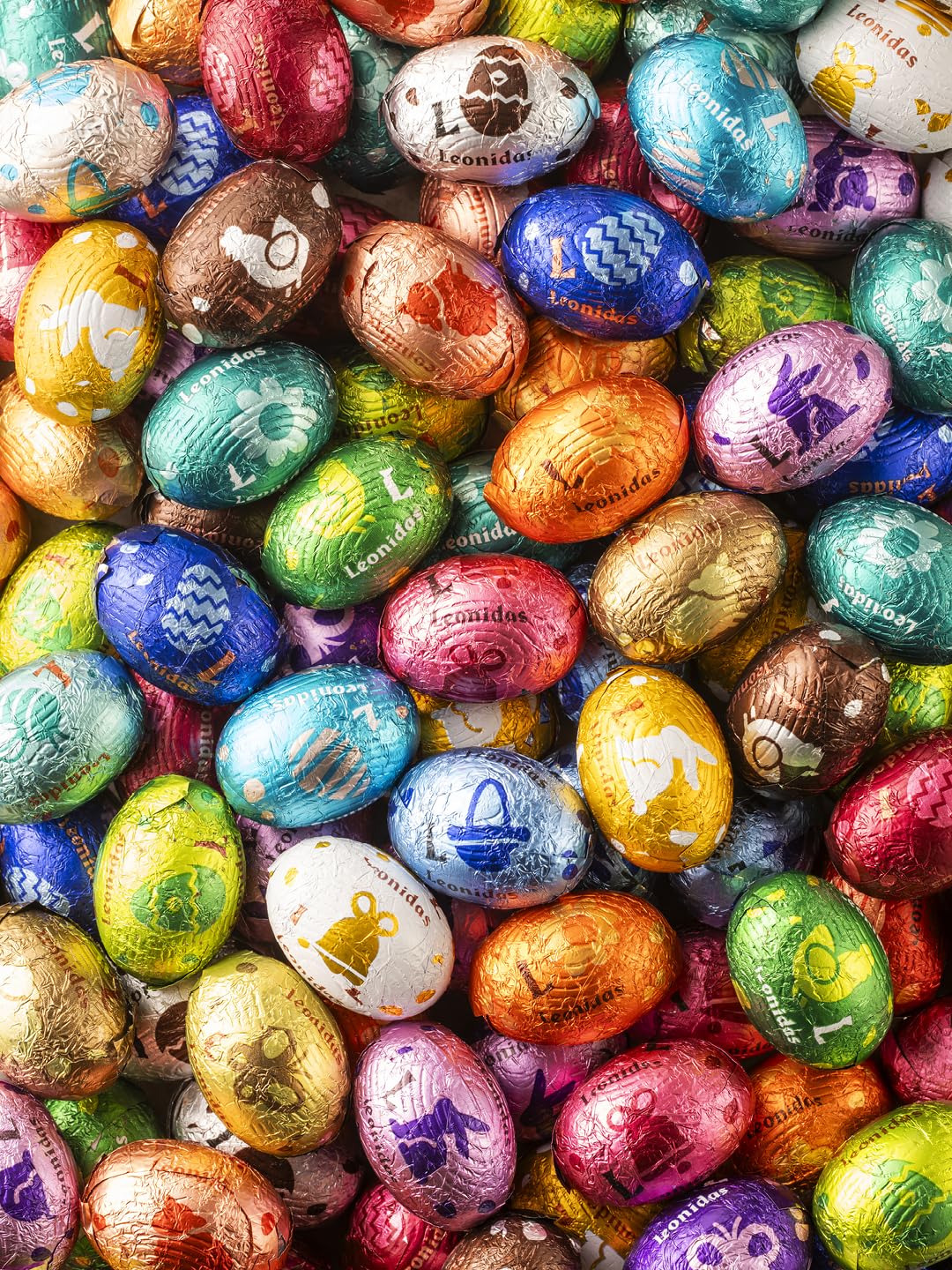 Leonidas Belgian Chocolates Easter Egg Box Collection | 30 Assorted Delicious Mini Easter Eggs | 19 Different Flavours
