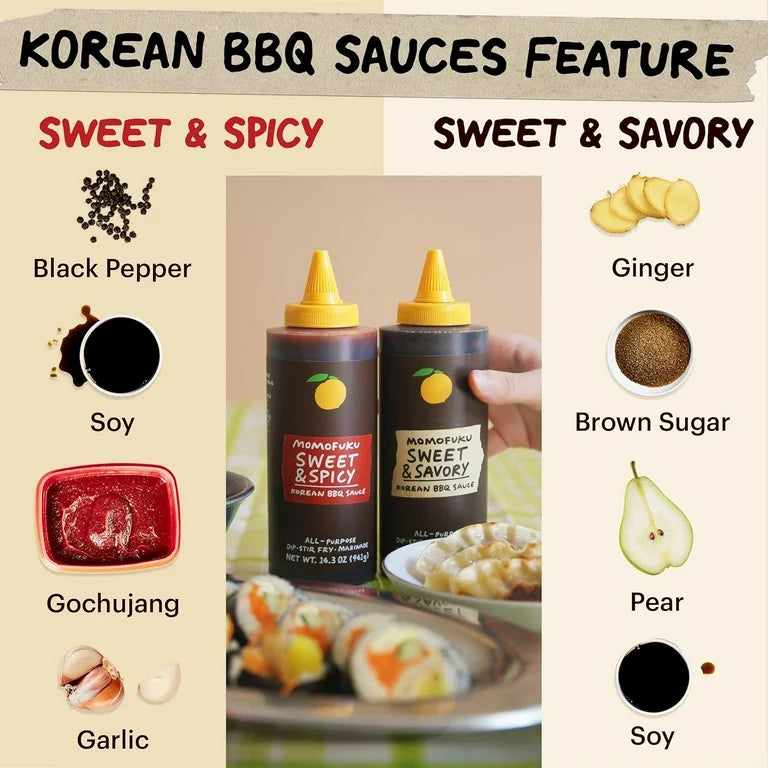 Momofuku Sweet And Savory Korean BBQ Sauce, 16.3 oz - 6/Case
