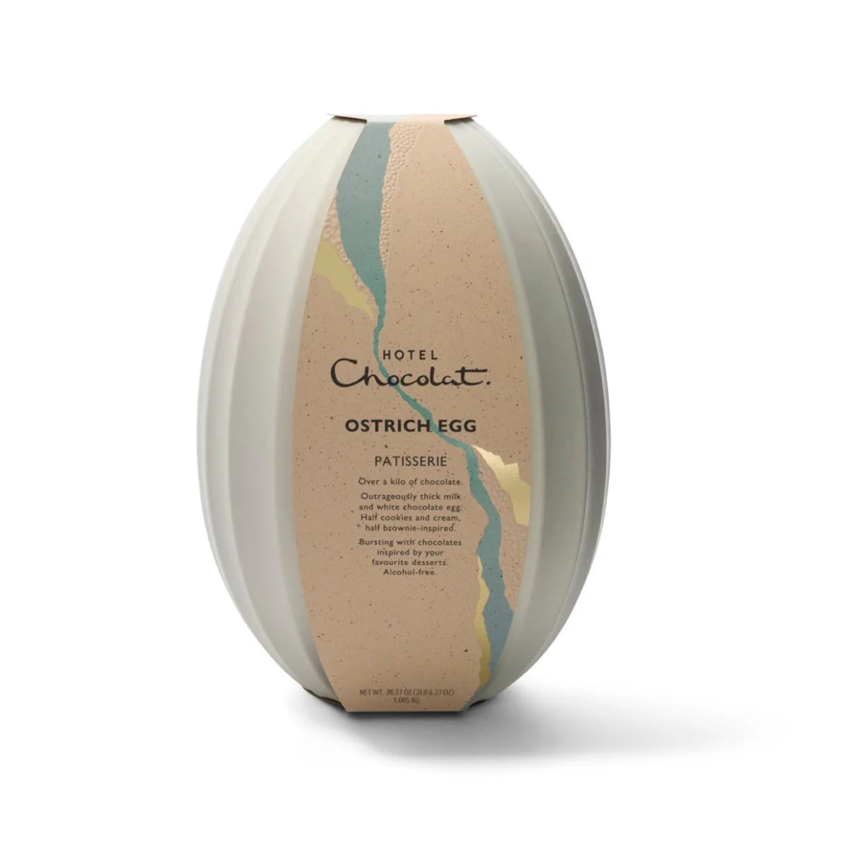 Hotel Chocolat Chocolate Easter Egg, Easter 2026 - Patisserie Ostrich Egg - Filled with our best loved truffles