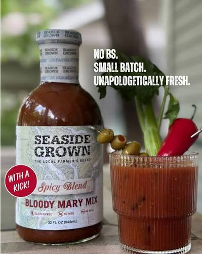 Seaside Grown Spicy Blend Bloody Mary Mix – 32 fl oz
