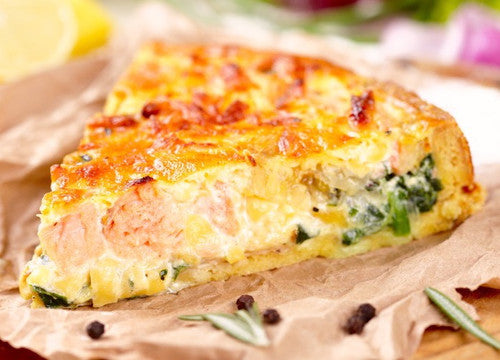 Smoked Salmon Quiche Frittata, 9”