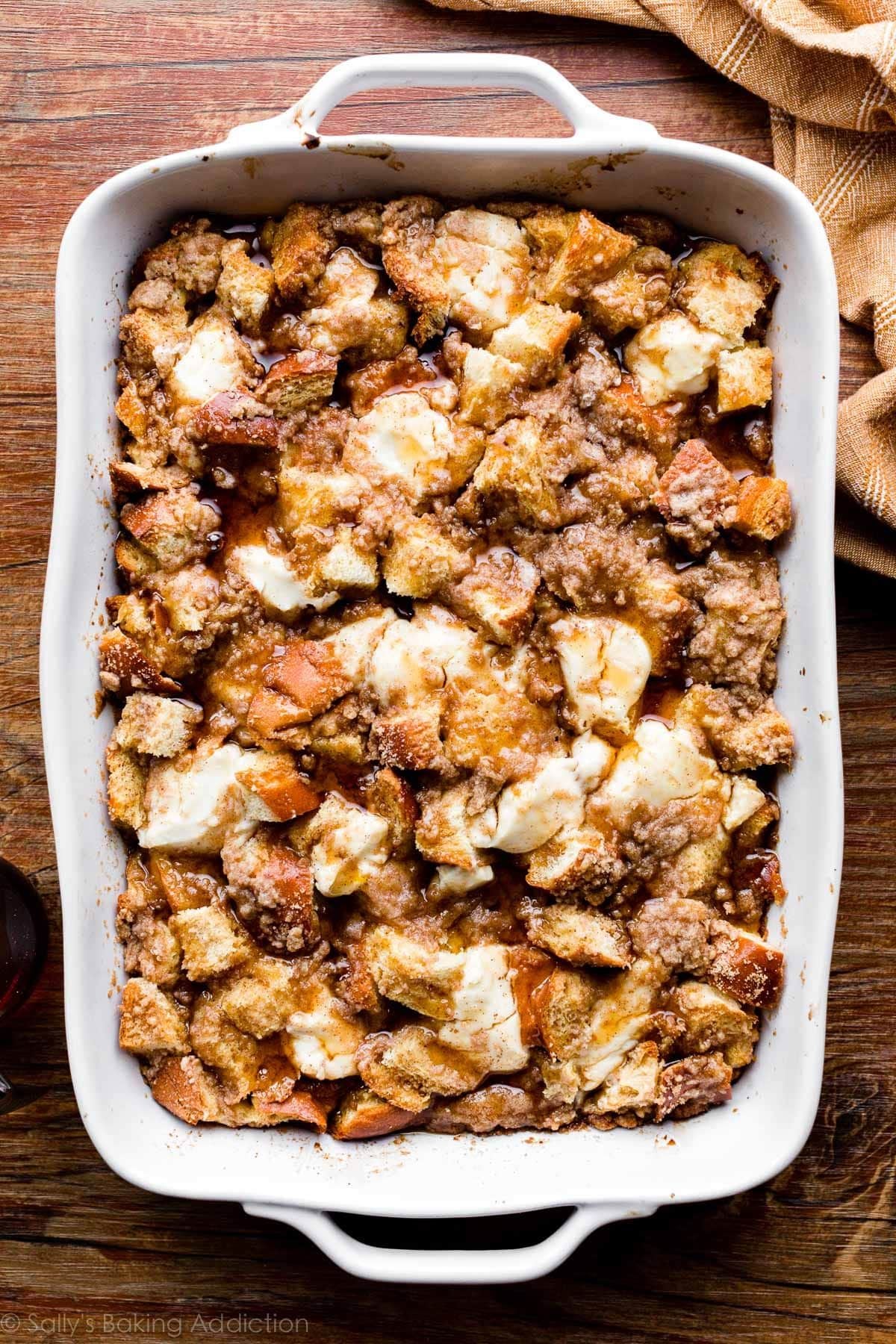 Baked Cream Cheese French Toast Casserole