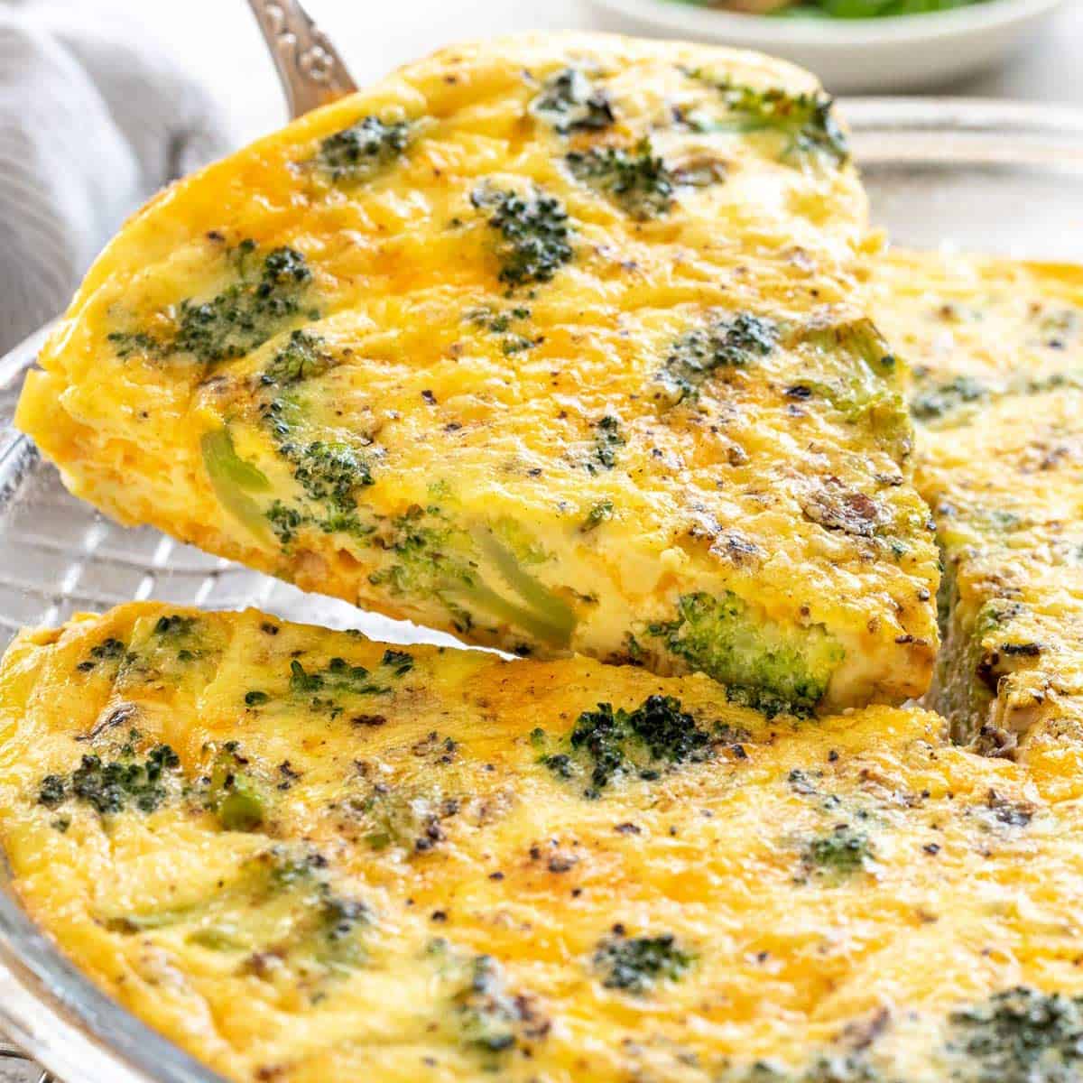 Crustless Quiche with Broccoli & Gruyère, 9”