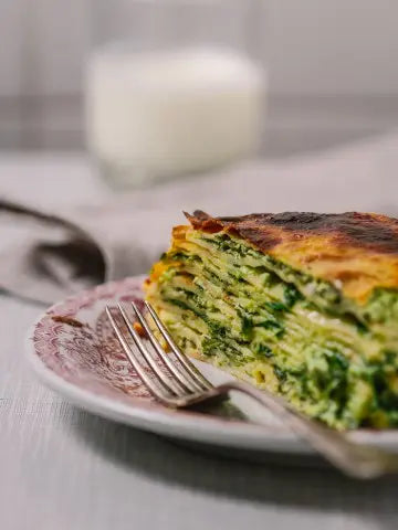 Spinach Gruyère Crêpe Gâteau