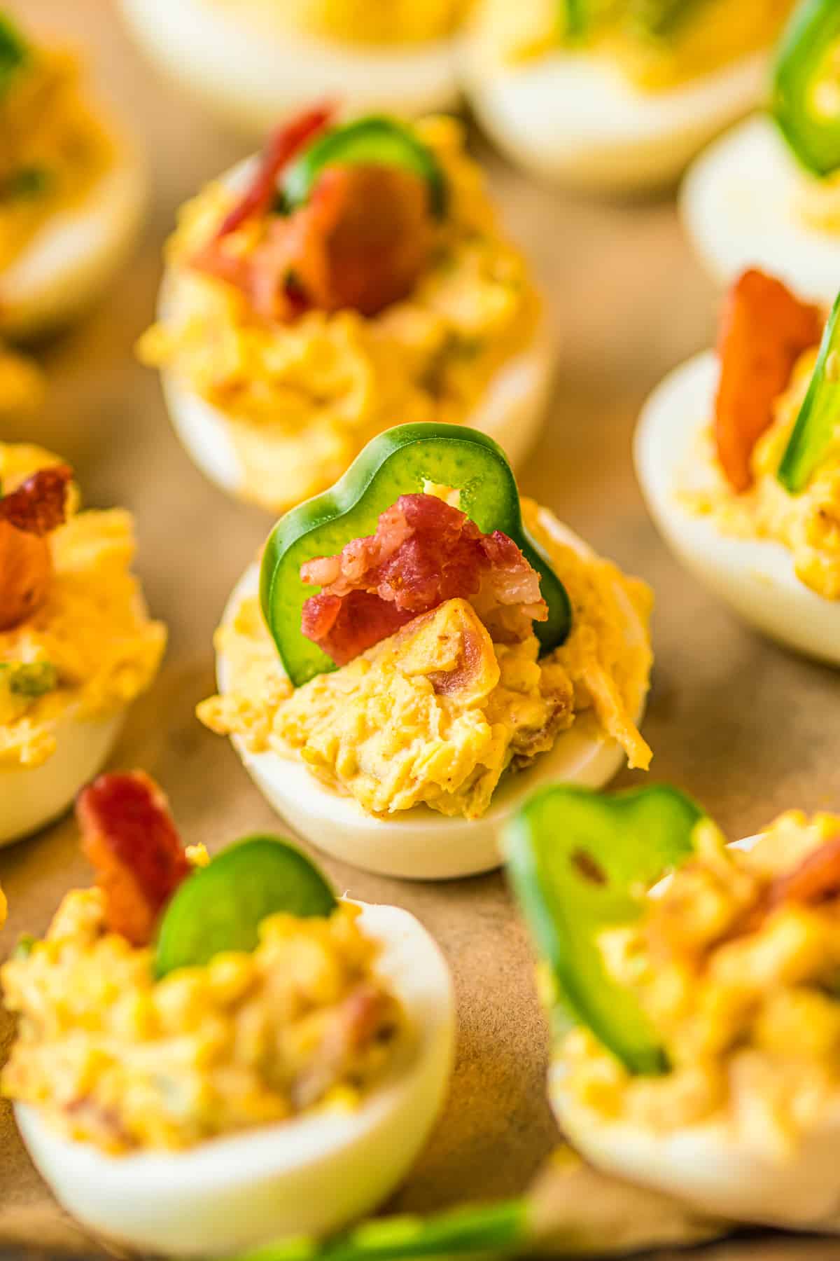 Fresh Deviled Eggs, Traditional and Jalapeño Popper - includes 24