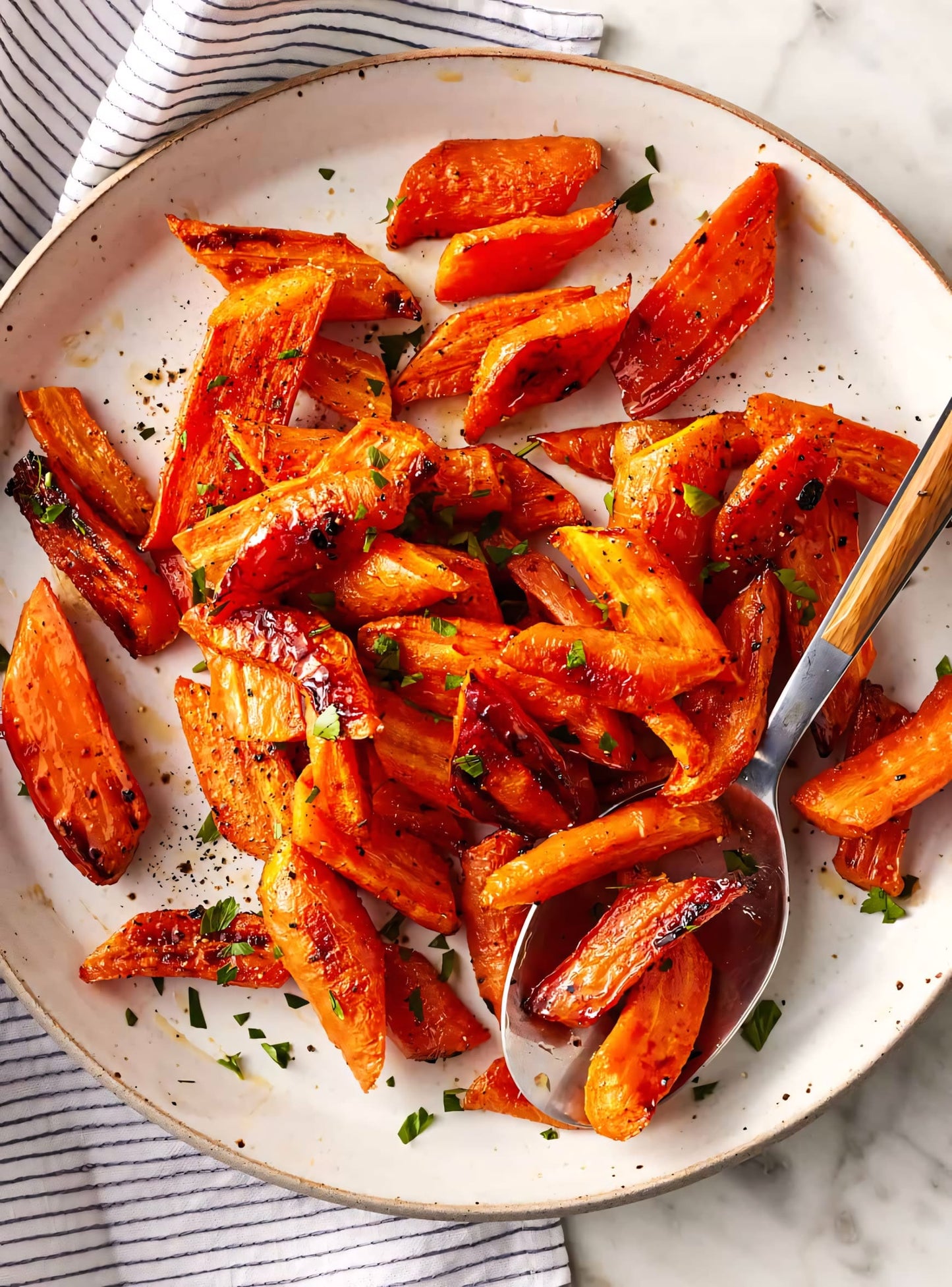 Honey and Sage Roasted Carrots
