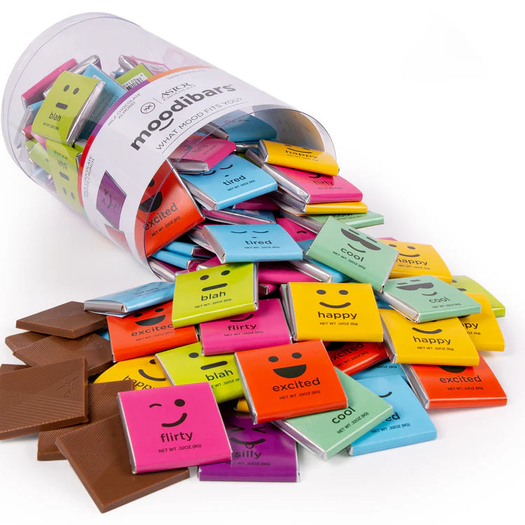Moodibars Assorted Squares, Tub of 120 Pieces