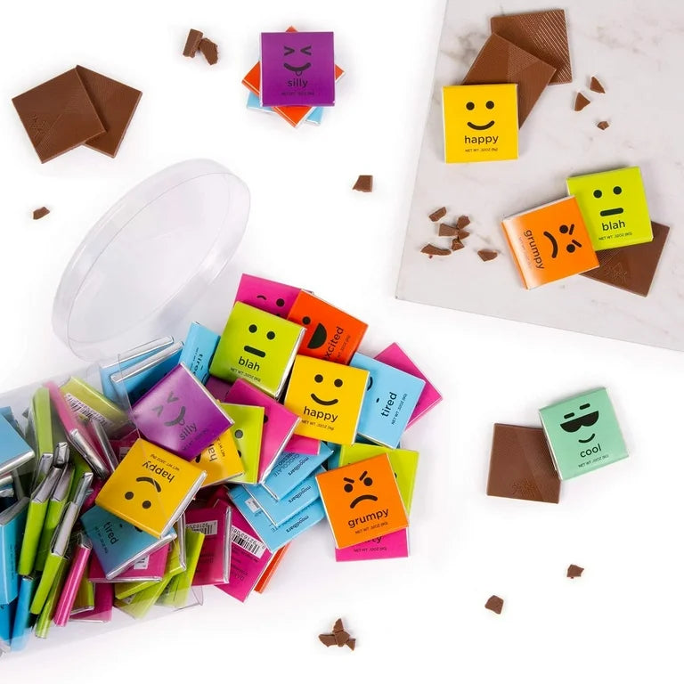 Moodibars Assorted Squares, Tub of 120 Pieces