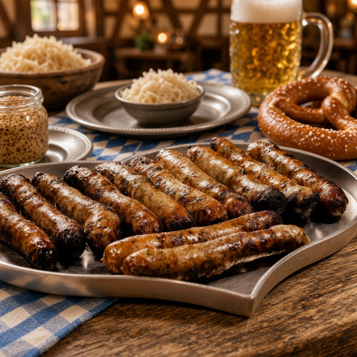 Nuremberg Style Bavarian Breakfast Sausage Links