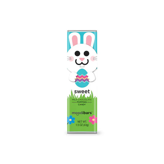Spring Sweet Moodibar - Milk Chocolate Popping Candy Bar - Pack of 2