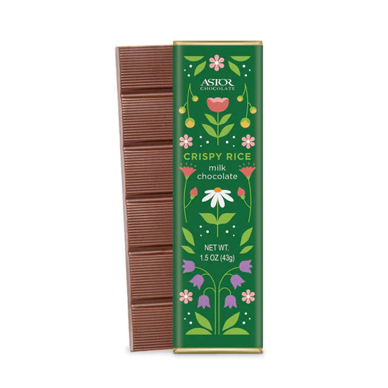 Spring Crispy Rice Milk Chocolate Bar - Pack of 3