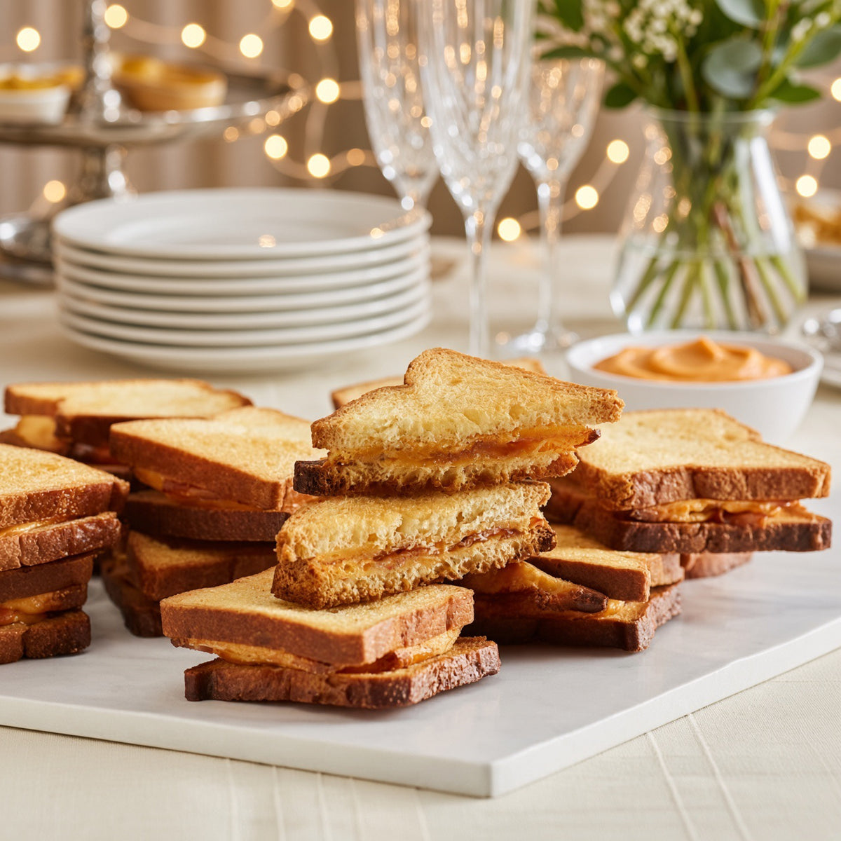 Mini Bacon Grilled Cheese Sandwiches - Les Chateaux de France - 90/Case
