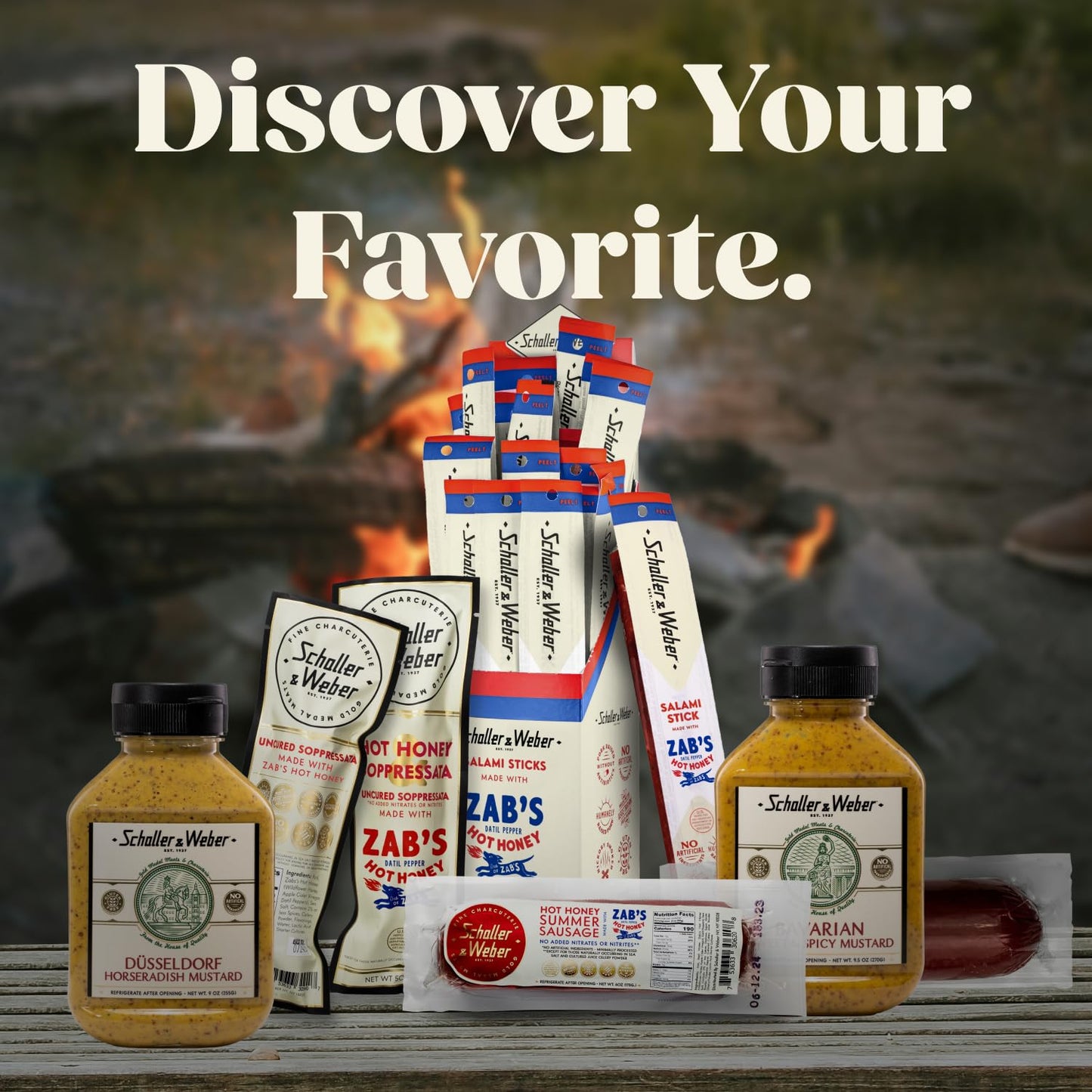 Schaller & Weber Dusseldorf Horseradish Mustard, 9.5 oz Squeeze Bottle - Hot German Mustard with Horseradish