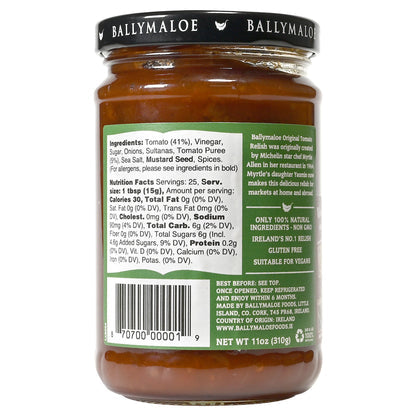 Ballymaloe Original Tomato Relish Sauce - 11 oz