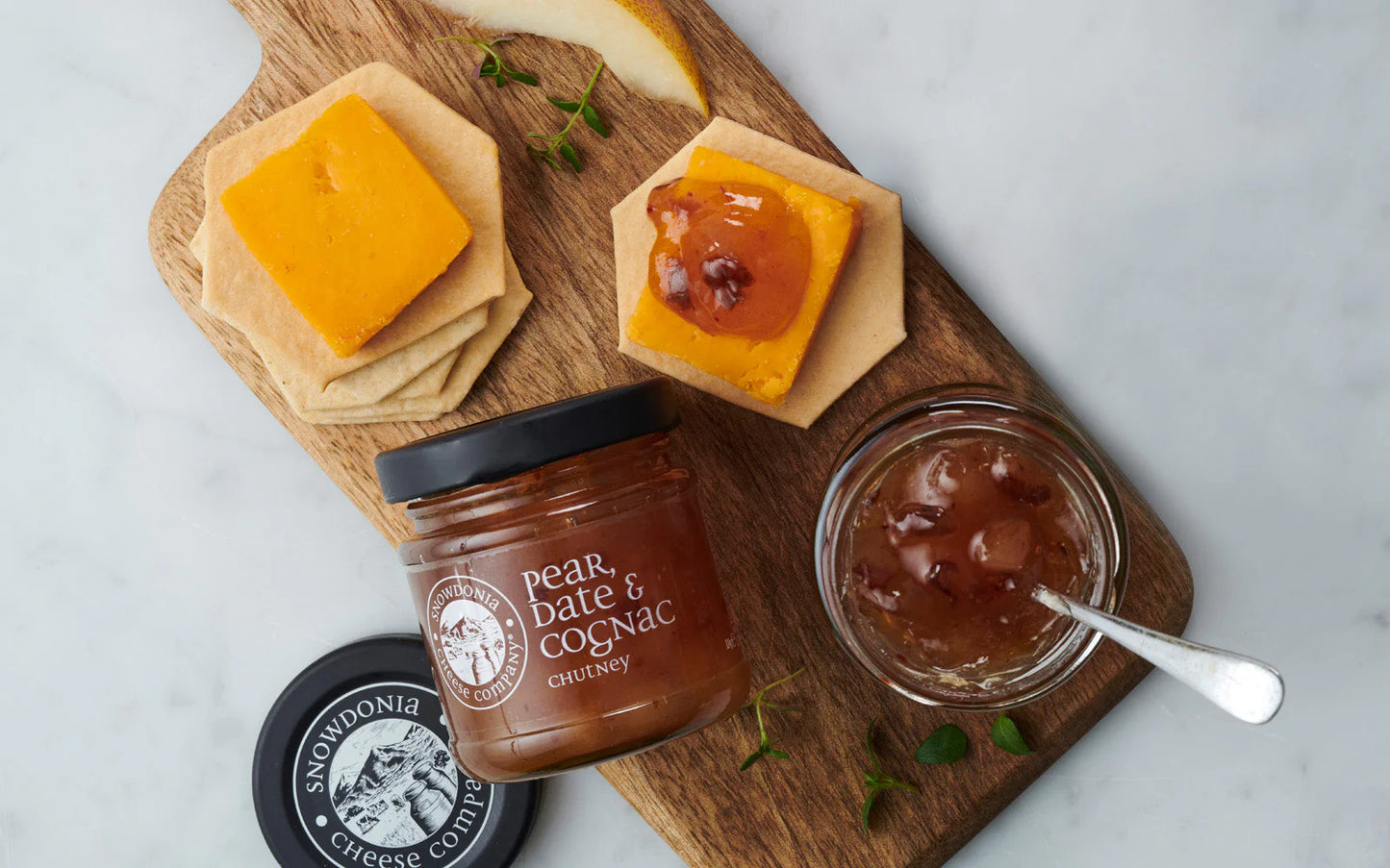 Snowdonia Cheese Company, Chutney Pear Date And Cognac, 4 oz