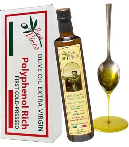 Papa Vince Bread Dipping Gift Set – Italian Extra Virgin Olive Oil & 3 Seasoning Spices for Bread Dipping, Tasting & Appetizers
