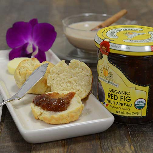 Organic Fig Jam Spread Preserves – Made in France Traditional Jam Non GMO, Gluten Free, 12 oz