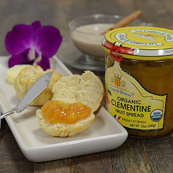 Organic Clementine Orange Marmalade Jam Spread – Made in France Traditional Jam Non GMO, Gluten Free, 12 oz