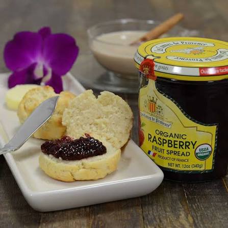 Organic Organic French Assorted Jam Collection - Blueberry, Red Fruits, Apricot, Raspberry, Strawberry – Made in France Traditional Jam Non GMO, Gluten Free, 12 oz