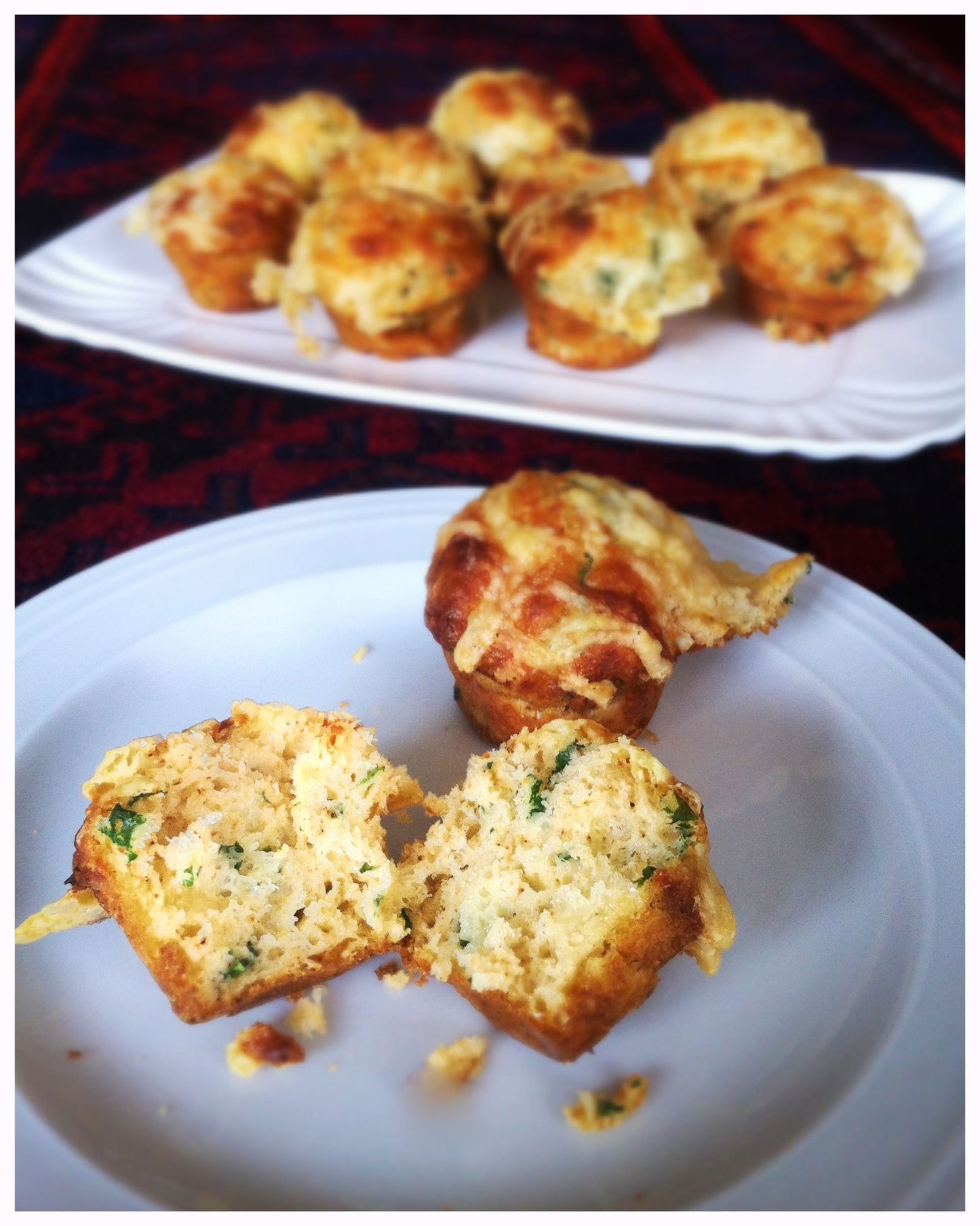 Savory Mini Boursin Cheese Muffins