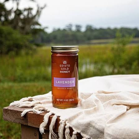 Edisto Gold Honey – Lavender, Vanilla & Blueberry Infused Raw Honey 3-Pack Gift Set