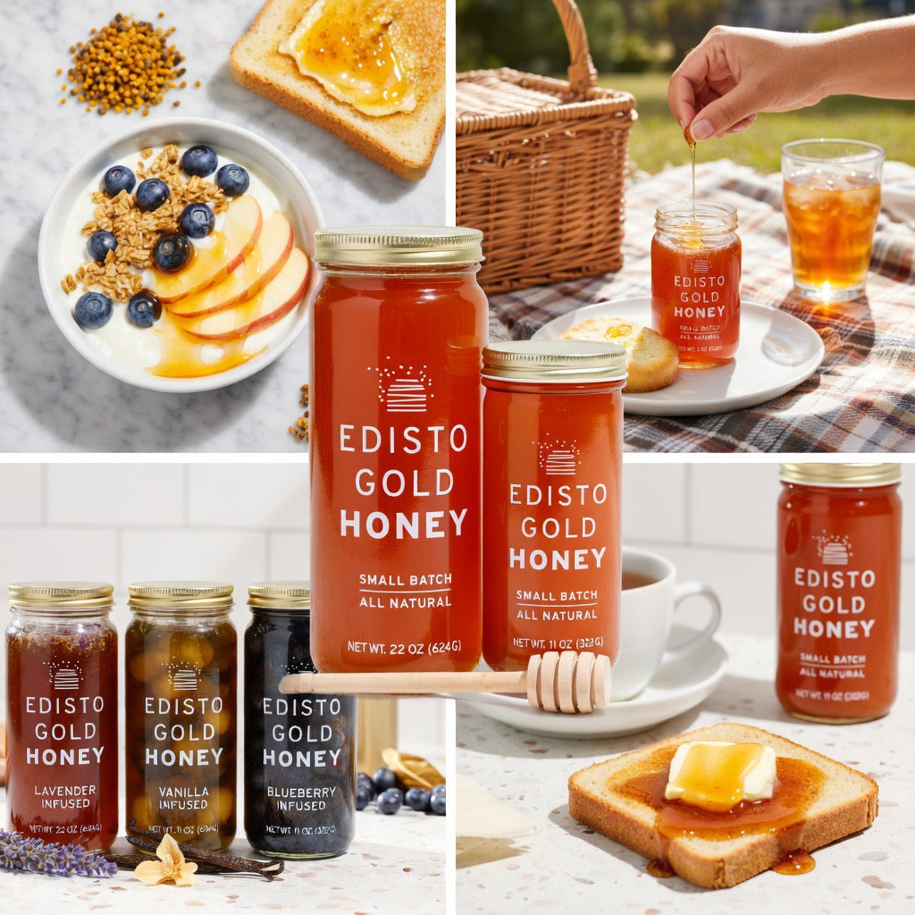 Edisto Gold All Natural Honey, Small Batch
