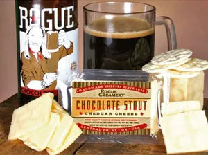 Organic Chocolate Stout Cheddar Cheese, 8 oz