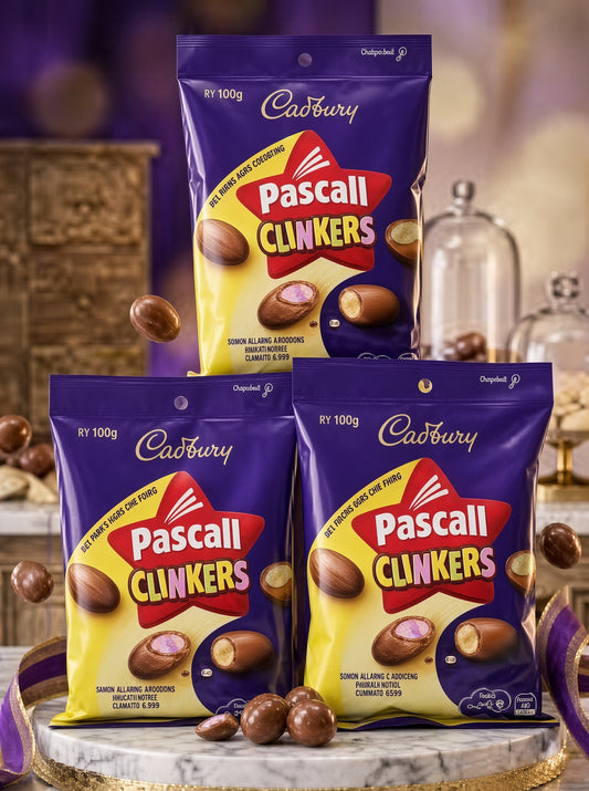 Cadbury Milk Chocolate Pascall Clinkers 160g