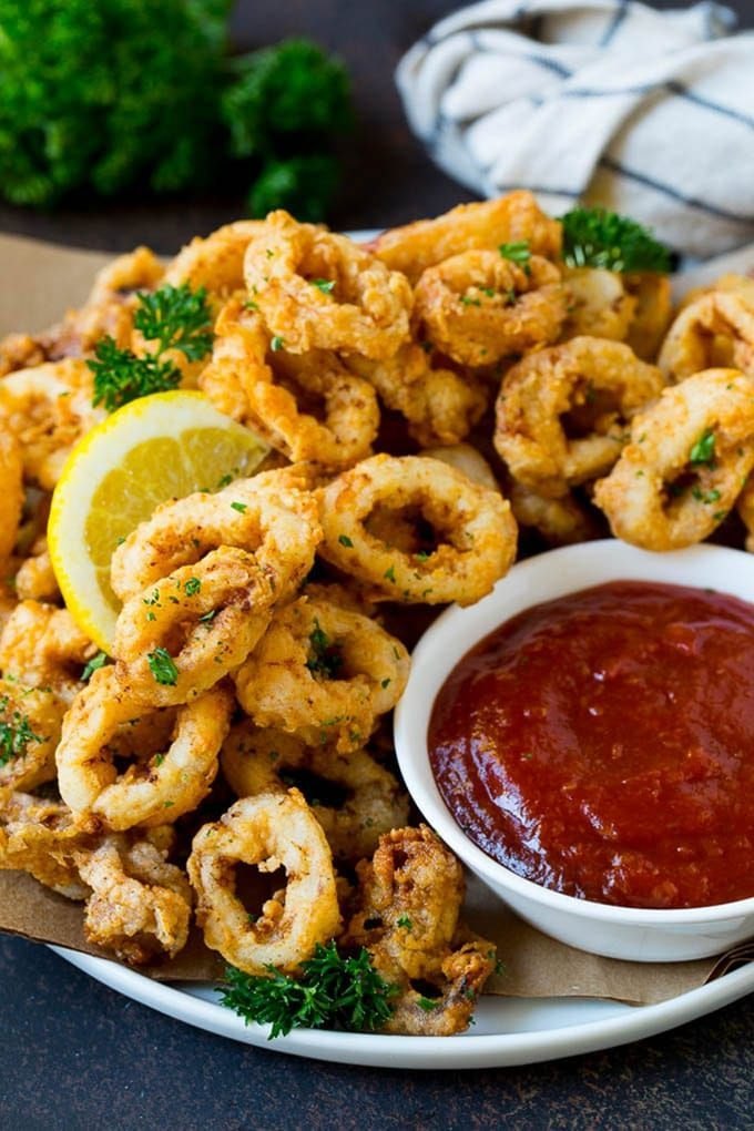 Lightly Breaded Homestyle Calamari Rings, Large - 2 lb, 6/Case