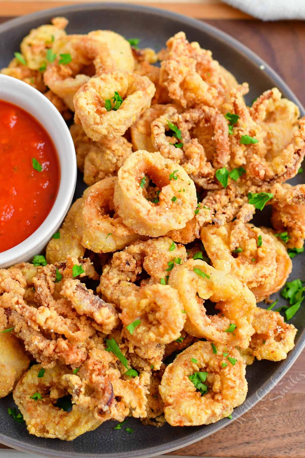 Lightly Breaded Homestyle Calamari & Tentacles, 2.5 lb, 6/Case