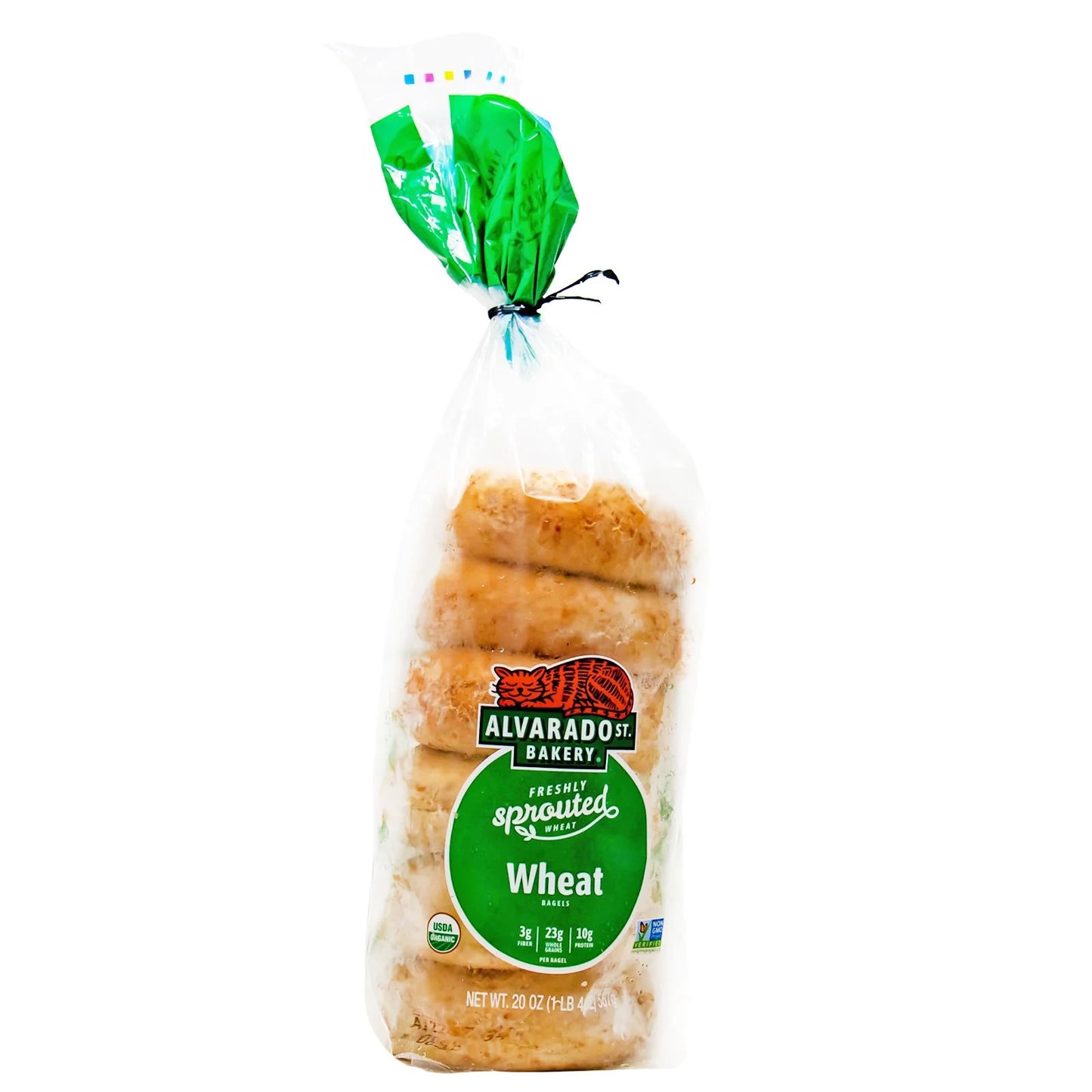 Alvarado Street Bakery Organic Sprouted Wheat Original Bagels - 6/Case
