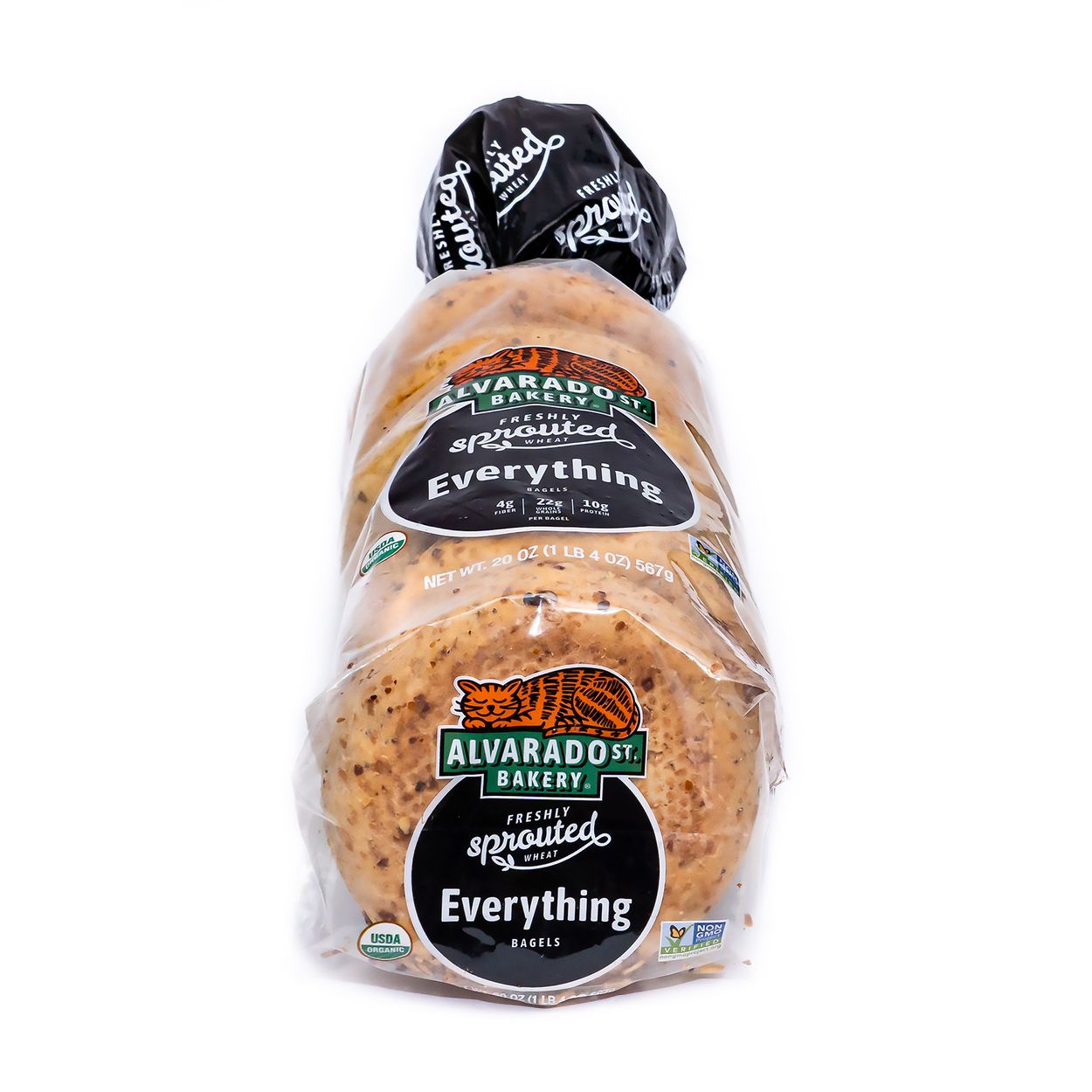 Alvarado Street Bakery Organic Sprouted Everything Bagels - 6/Case