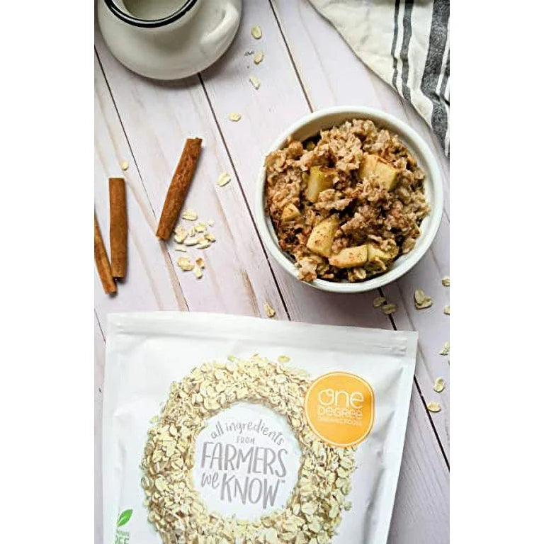 One Degree Organic Foods Sprouted Rolled Oats, USDA Organic, Non-GMO Gluten Free Oatmeal