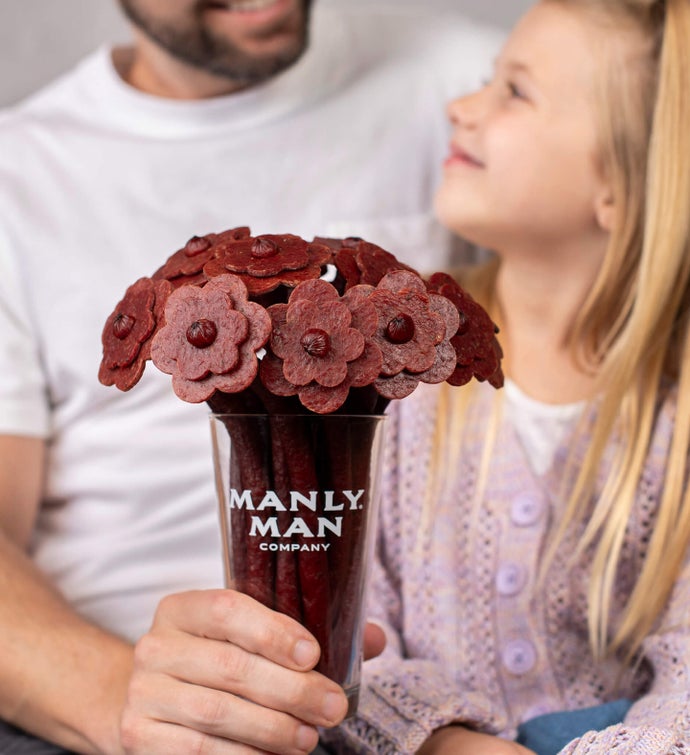 Beef Jerky Flower Bouquet