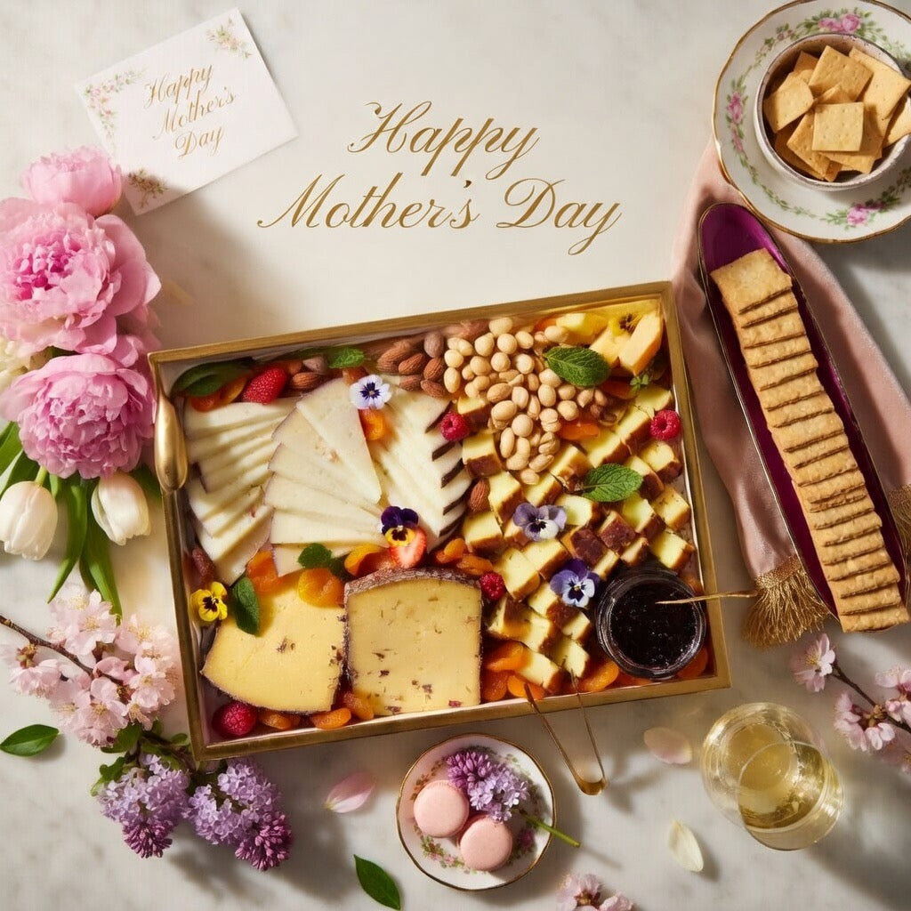 Sun-Kissed Spring Bloom Cheese Board, Serves 15 to 20