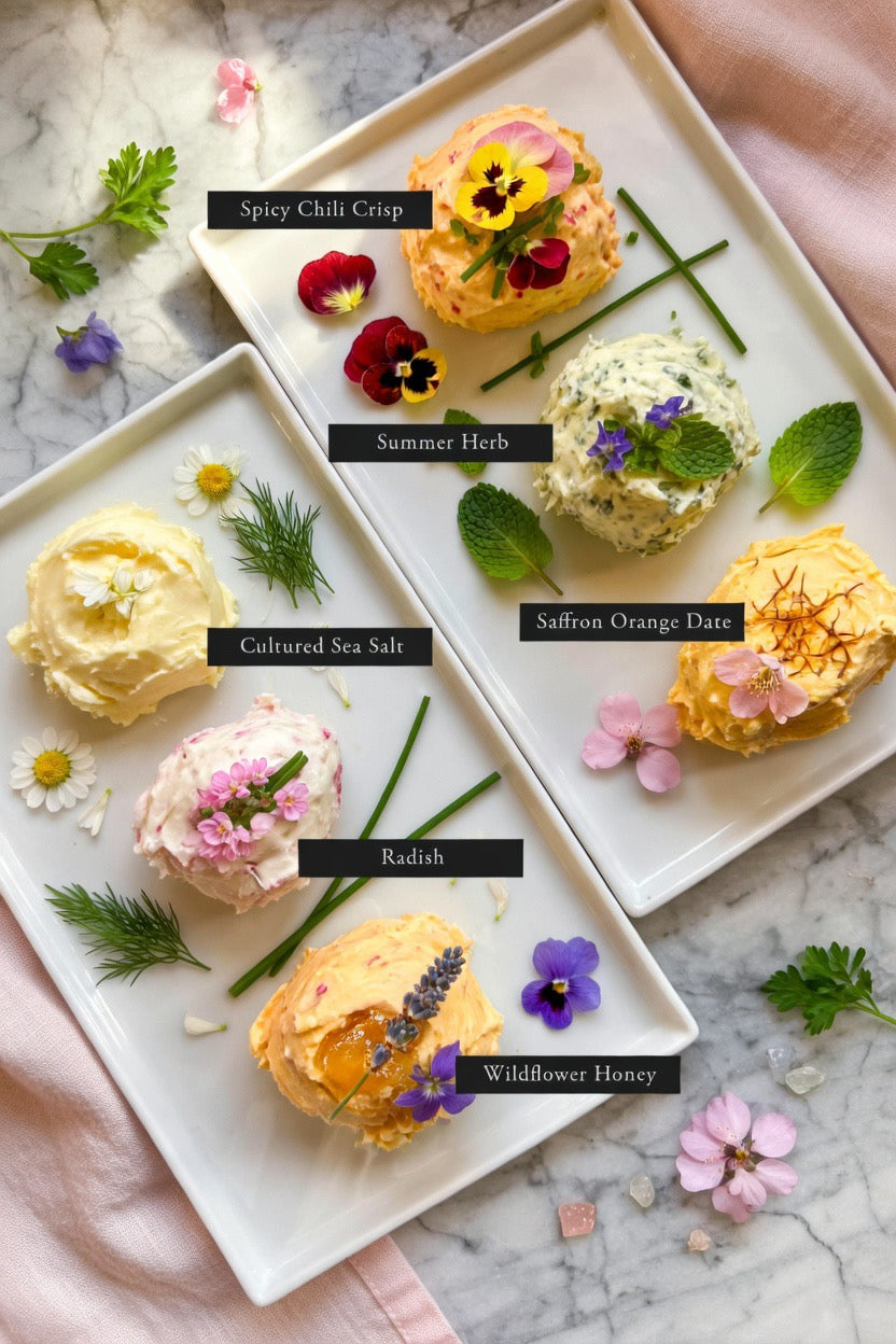 Artisanal Bread & Butter Board, Spring Gathering Serves 15 to 20