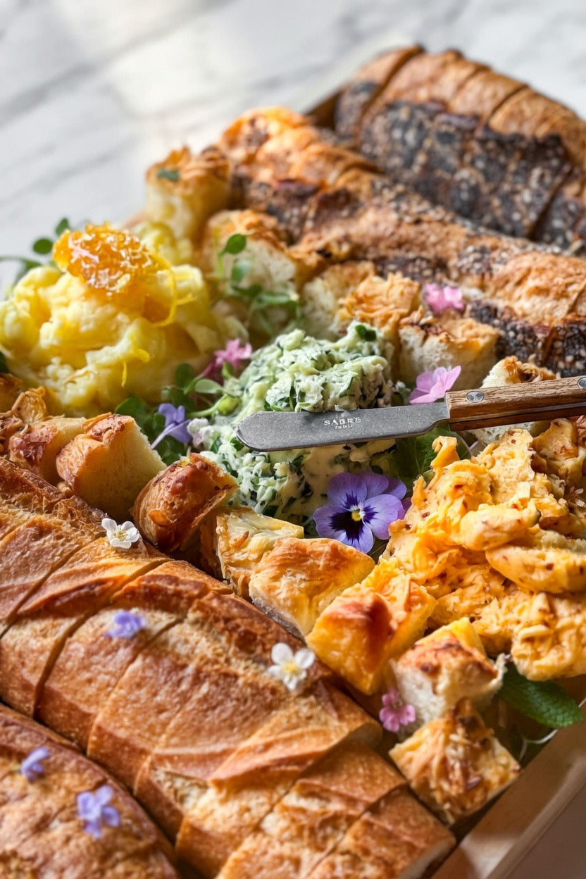 Artisanal Bread & Butter Board, Spring Gathering Serves 15 to 20
