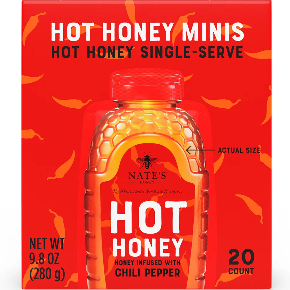 Nate’s Hot Honey with Habanero Chili Pepper Flakes