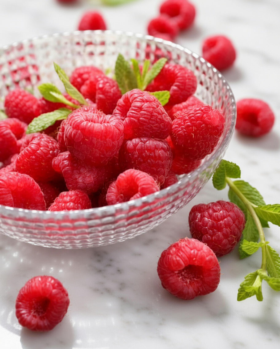 Fresh Frozen Organic Heirloom Raspberries