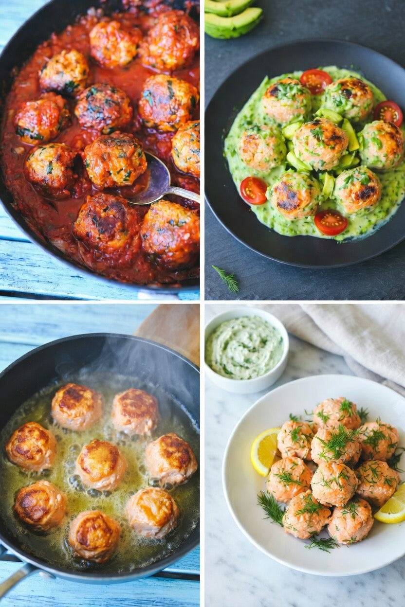 Wild Alaska Sockeye Salmon Meatballs