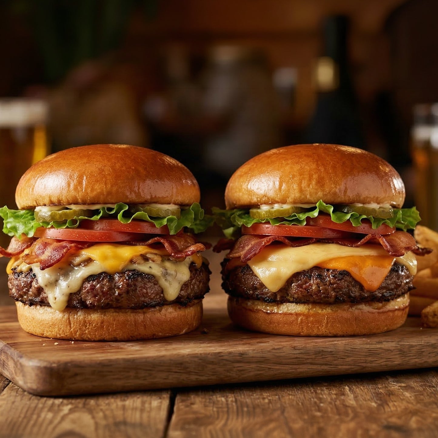 Pub Grub Burger Bar Thick Cut Sliced Cheese Kit