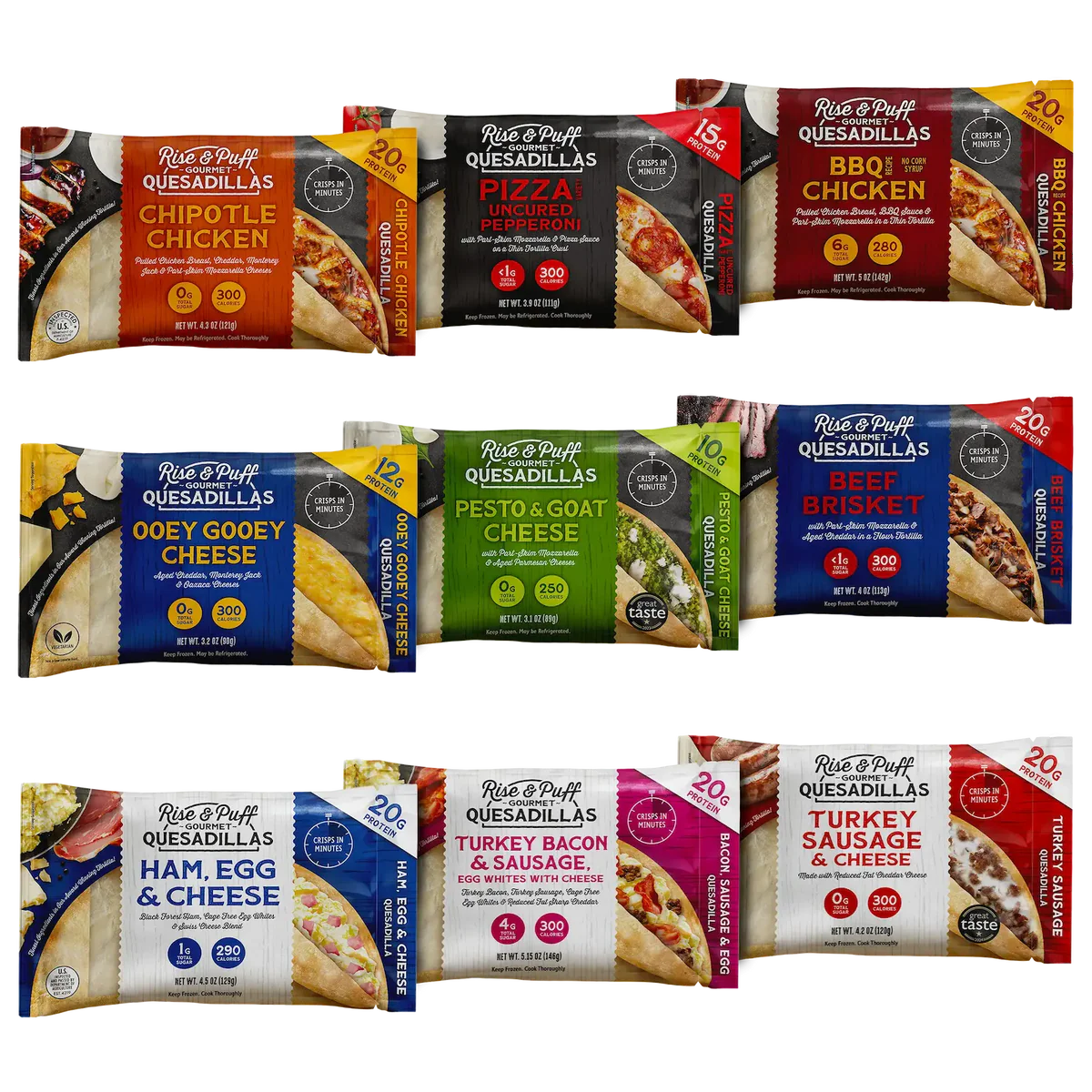 The 9 Flavors Quesadilla Variety Pack