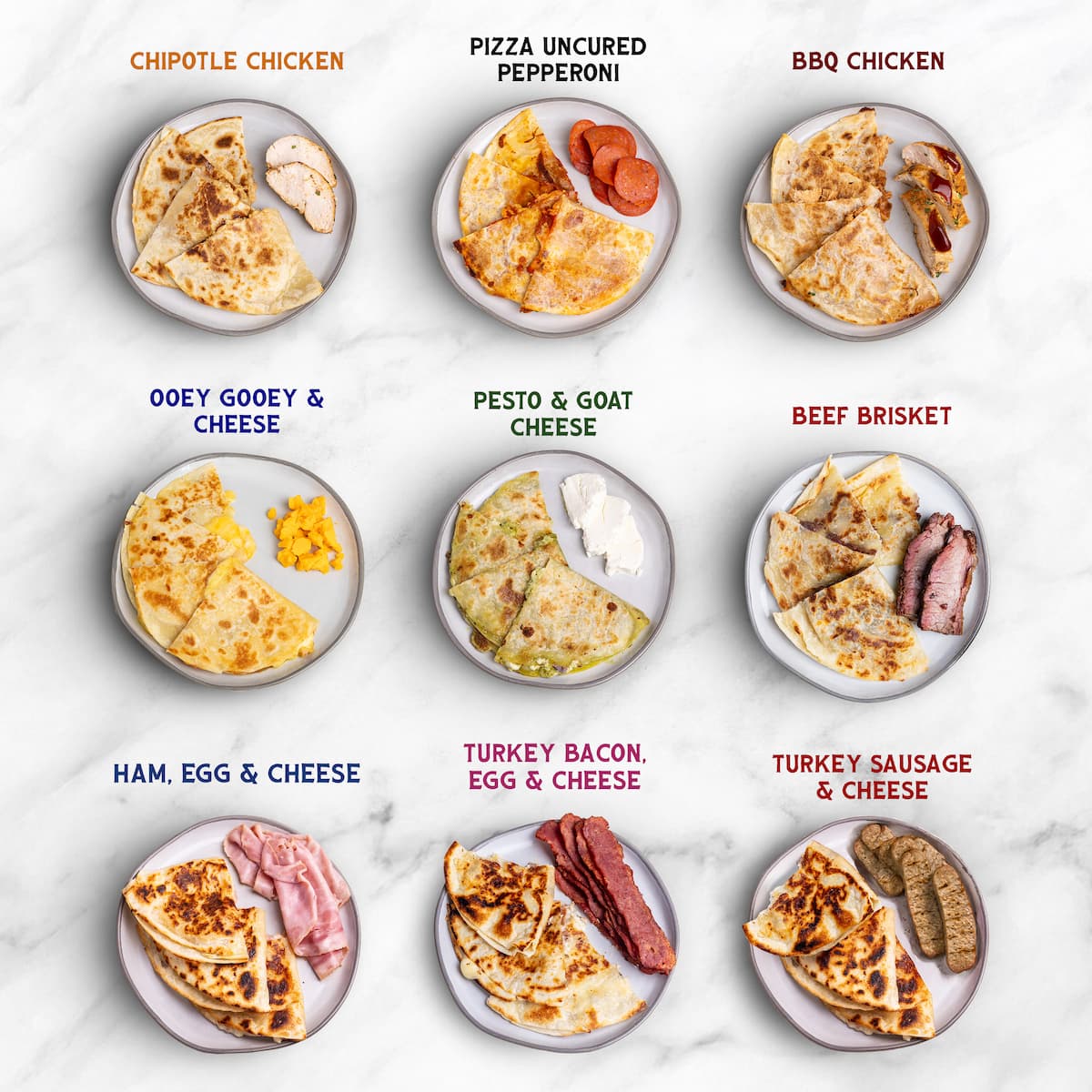 The 9 Flavors Quesadilla Variety Pack