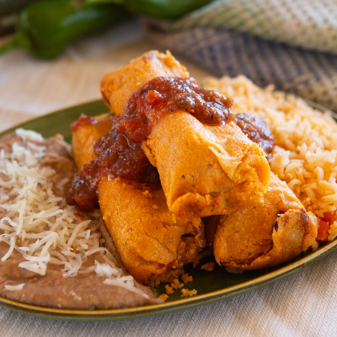 Our Flame-Roasted Hatch Green Chile Favorites, Tamales & Chimichangas