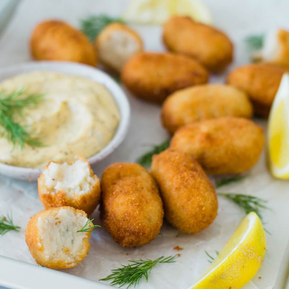 Cod Fish Croquettes, Croquetas de Bacalao - 2.2 lb